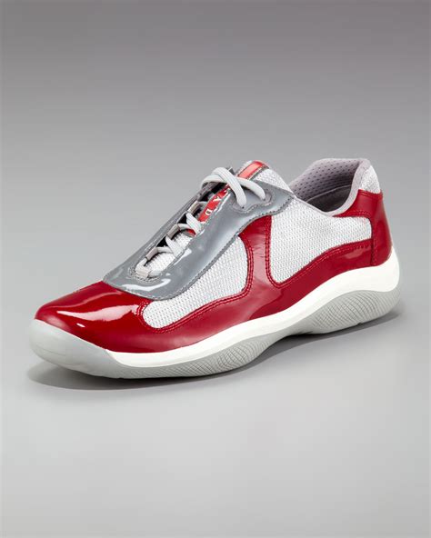 red Prada sneakers for men